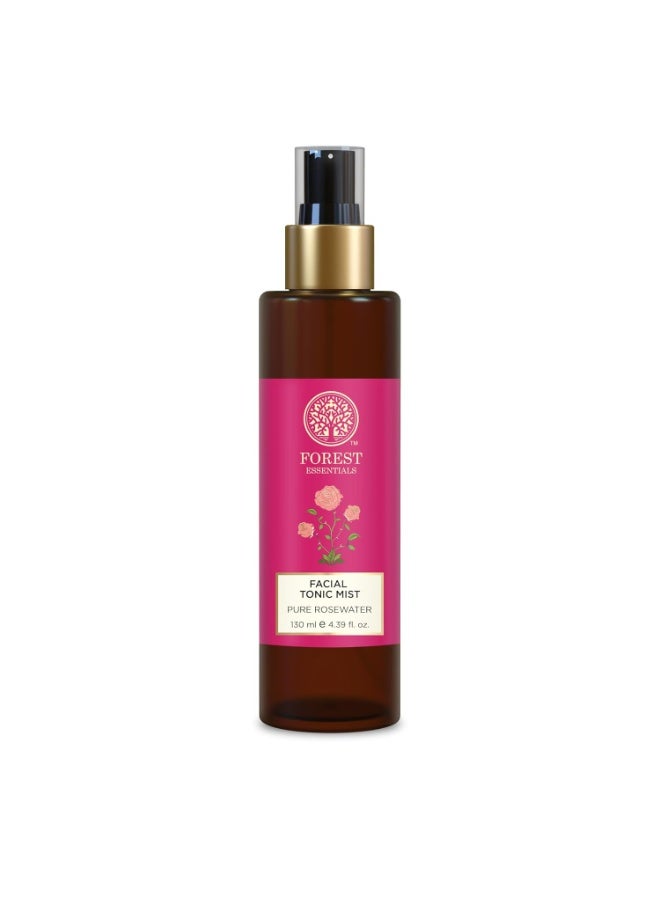 Forest Essentials Facial Tonic Mist with Pure Rosewater | Hydrating Steam Distilled Ayurvedic Toner for Fresh, Dewy Skin | Minimises Pores & Refreshes Skin 130 ml - Image 3